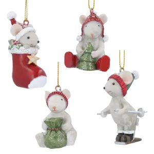 Christmas Mice Tree Decoration