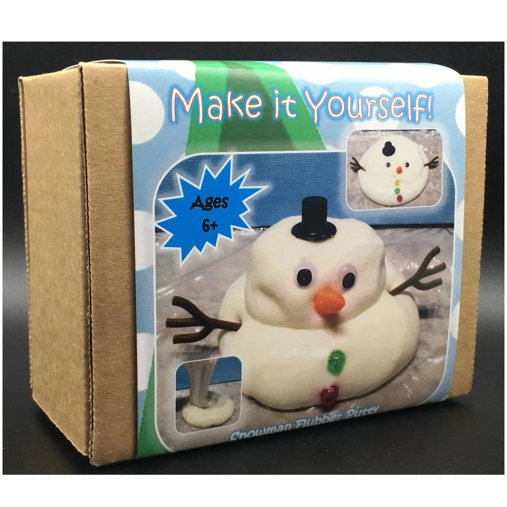 Genius Premium Craft Flubber Slime Melting Snowman Kit