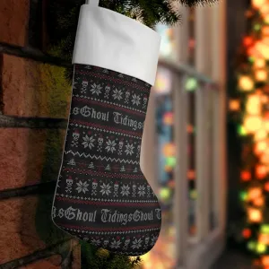 Ghoul Tidings Holiday Christmas Stocking