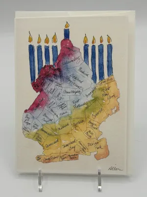 Hanukkah Boro Card