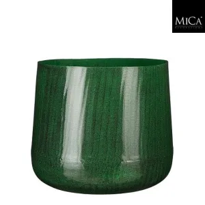 Mica Decorations 26cm x 24cm Green Benson Indoor Pot