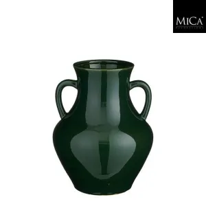 Mica Decorations 33cm x 26cm Green Marian Vase - 1152435