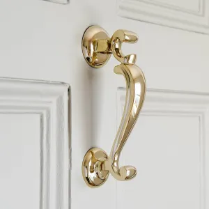 Polished Brass Doctors Door Knocker