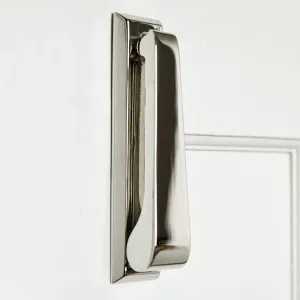 Polished Nickel Slim Door Knocker