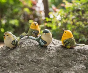 Singing Birds in the Garden, Animal Resin Statue for Garden Ornament, Lovely Birds Statues, Outdoor Decoration Ideas, Garden Ideas