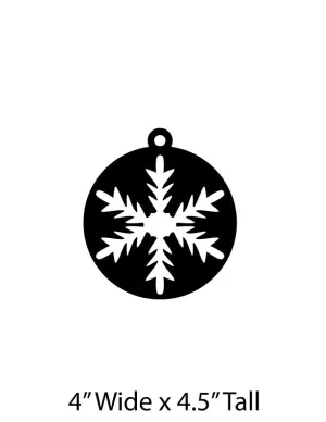 Snowflake Christmas Ornament 2