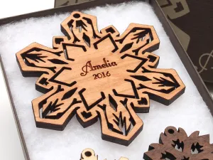 Snowflake Custom Christmas Ornament