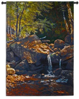 Thompson Cascade Wall Tapestry by Albert Bierstadt©