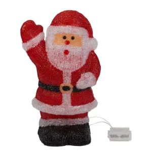 Three Kings 44cm Inlit Ice Santa Outdoor Decoration